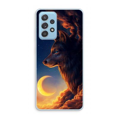 Night Guardian: Samsung Galaxy A73 Transparant Hoesje