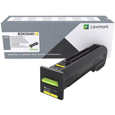 Lexmark Toner CX825 Origineel Geel 22000 bladzijden 82K0X40