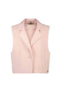 Like Flo zomer gilet meisjes - licht roze - tweed - Demi