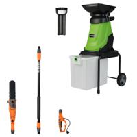 Elektrische Houtversnipperaar en Uitschuifbare Elektrische Zaag met Meerdere Hoeken Elektrische Draadmulcher en Telescopische Kettingzaag voor in De Tuin