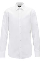 BOSS Slim Fit Overhemd wit, Effen - thumbnail