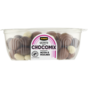 Jumbo Chocomix Noten & Rozijnen 200g Aanbieding bij Jumbo |  Cup a 110250 gram