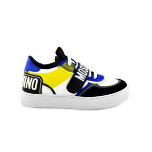 Moschino Sneakers 71798 Dames/Kids Wit/Blauw/Geel - Maat 37 - Kleur: WitZwartGeelBlauw | Soccerfanshop
