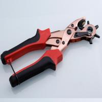 Multifunctionele riem gat Puncher met 6 gaten lederen gat Punch voor lederen riemen kaarten papierstof (rood) Multifunctionele riem gat Puncher met 6 gaten lederen gat Punch voor lederen riemen kaarten papierstof (rood)