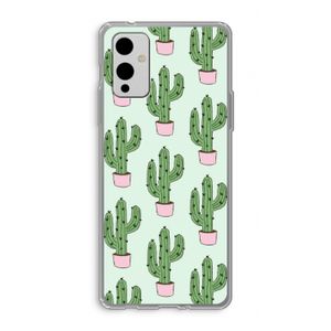Cactus Lover: OnePlus 9 Transparant Hoesje