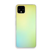 Minty mist pastel: Pixel 4 Transparant Hoesje