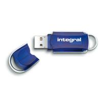 Integral INFD16GBCOU USB flash drive 16 GB USB Type-A 2.0 Blauw, Zilver