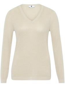 Trui V-hals Van Anna Aura beige