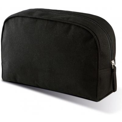 Kimood grote Toilettas / Make-up etui - zwart - 28 x 18 x 9 cm - Reis etui - Schooletui