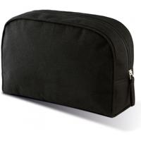 Kimood grote Toilettas / Make-up etui - zwart - 28 x 18 x 9 cm - Reis etui - Schooletui
