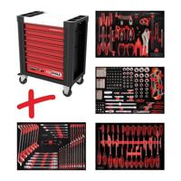 KS Tools 8104241 Werkplaatswagen Kleur (specifiek): Zwart, Rood