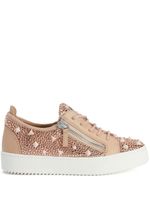 Giuseppe Zanotti baskets Gail à détails de clous - Rose
