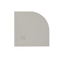 ZEZA Grade douchevloer - 90x90cm - antislip - antibacterieel - mineraalmarmer - kwartrond - mat new pearl (beige) 400000000000009469