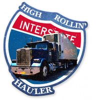 High Rollin&apos; Interstate Hauler Zwaar Metalen Bord 40 x 35 cm - thumbnail