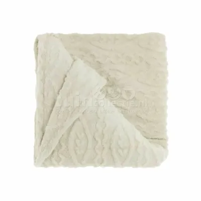 Plaid Pleun 150x200cm Dove White