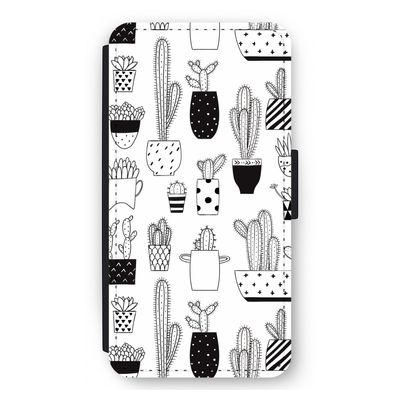 Cactusmotief: iPhone 11 Pro Max Flip Hoesje