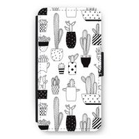 Cactusmotief: iPhone 11 Pro Max Flip Hoesje
