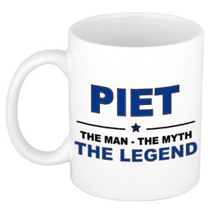 Piet The man, The myth the legend cadeau koffie mok / thee beker 300 ml