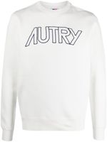 Autry sweat en coton à logo brodé - Blanc