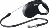 Rollijn Classic cord S 5 meter zwart - Flexi