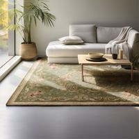 Vloerkleed Oriental Nour - 80x120cm - Groen Oosters Vloerkleed - 123vloerkleed.nl is de online webshop voor vloerkleden en woonaccessoires. - thumbnail