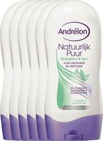 Andrelon Conditioner Natuurlijk Puur Zijdeglans En Zen Voordeelverpakking 6x150ml - thumbnail