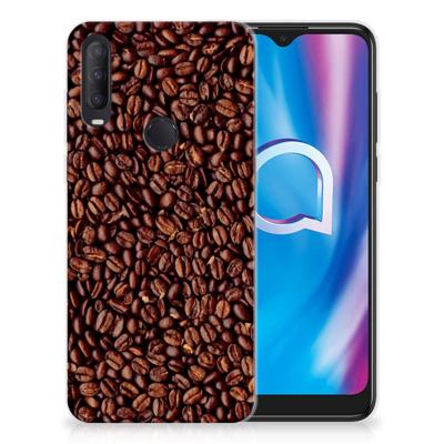 Alcatel 1S (2020) | Siliconen Case | Koffiebonen