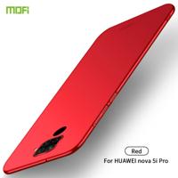 MOFI Frosted PC ultradun hard case voor Huawei Nova 5i Pro (rood)