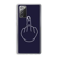 F**k U: Samsung Galaxy Note 20 / Note 20 5G Transparant Hoesje