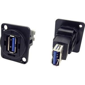 XLR-adapter USB 3.0-A-bus naar USB 3.0 A-bus Adapter, inbouw CP30205N CP30205N Cliff 1 stuk(s)