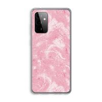 Abstract Painting Pink: Samsung Galaxy A72 Transparant Hoesje