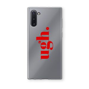 Ugh: Samsung Galaxy Note 10 Transparant Hoesje