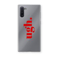 Ugh: Samsung Galaxy Note 10 Transparant Hoesje