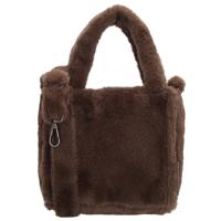 Beagles Faux Fur Schoudertasje Mini Barakaldo Mocha Beagles Faux Fur Schoudertasje Mini Barakaldo Mocha
