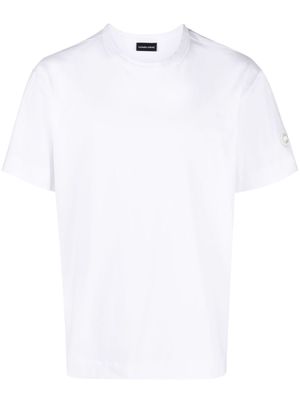 Canada Goose t-shirt en coton à patch logo - Blanc