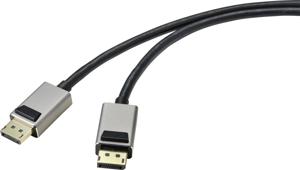 SpeaKa Professional SP-9510448 DisplayPort-kabel DisplayPort Aansluitkabel DisplayPort-stekker, DisplayPort-stekker 1.00 m Zwart Ultra HD (8K)