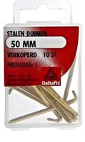 Stalen duimen 50mm verk 10st - Deltafix