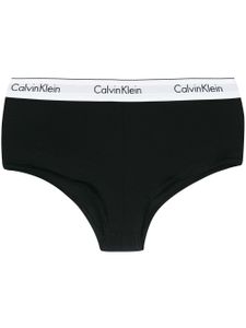 Calvin Klein shorty à bande logo - Noir