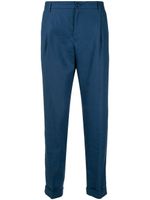 Dolce & Gabbana pantalon chino à design ajusté - Bleu