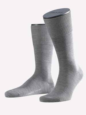 FALKE - Sokken - Airport - Donker Grijs - 3070, Maat:39-40