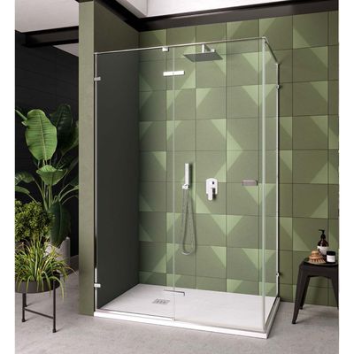 Douchecabine Lacus S. Pietro Aluminium Profiel Chroom