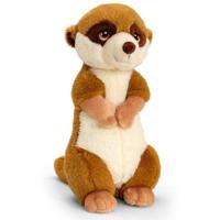 Keel Toys Pluche knuffel Stokstaartje - 30 cm - knuffelbeesten