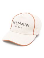 Balmain casquette à logo brodé - Tons neutres