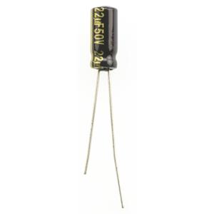 Panasonic EEU-FM1H220 Elektrolytische condensator Radiaal bedraad 2 mm 22 µF 50 V 20 % (Ø) 5 mm 1 stuk(s)