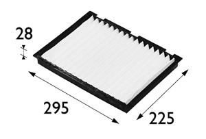 Interieurfilter CLIMFILTER COMFORT VALEO, u.a. für VW, Seat, Audi, Skoda, Mercedes-Benz