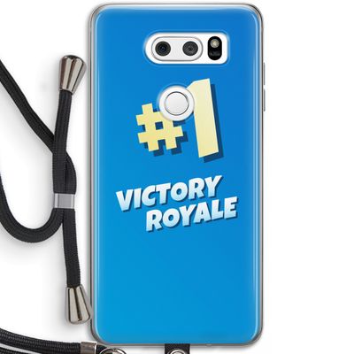 Victory Royale: LG V30 Transparant Hoesje met koord