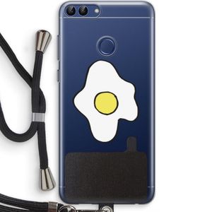 Spiegelei: Huawei P Smart (2018) Transparant Hoesje met koord