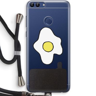 Spiegelei: Huawei P Smart (2018) Transparant Hoesje met koord