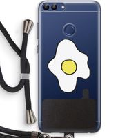 Spiegelei: Huawei P Smart (2018) Transparant Hoesje met koord