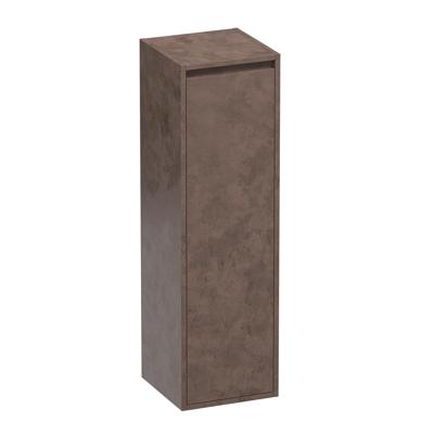 Brauer Adore - Hoge Kast - 120 cm - 1 Deur - Greeploos - Rechtsdraaiend - Erosion